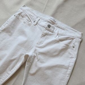 Banana Republic Women's White Skinny Jeans